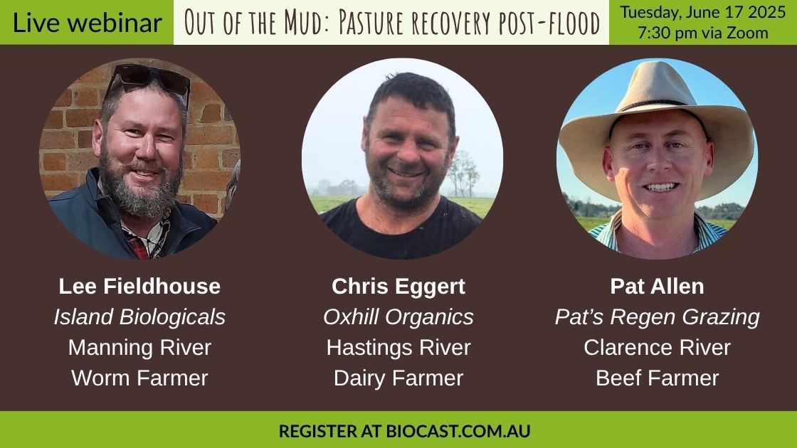 Flood Recovery Webinar (1120 x 630 px) (1) Out of the mud: pasture recovery post flood presenters