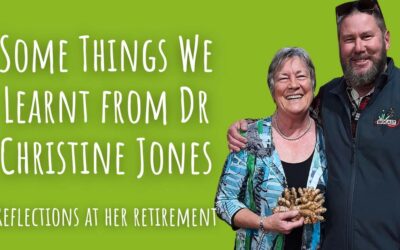 Lessons from Dr Christine Jones