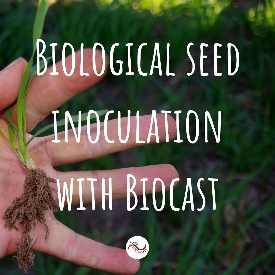 Biological seed inoculation with Biocast