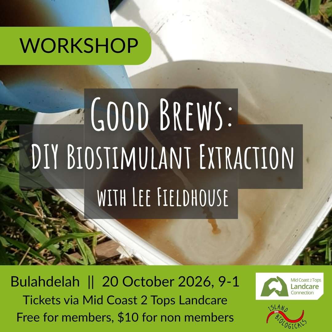 Brewing workshop Bulahdelah Oct26 Farm-Scale Vermicomposting